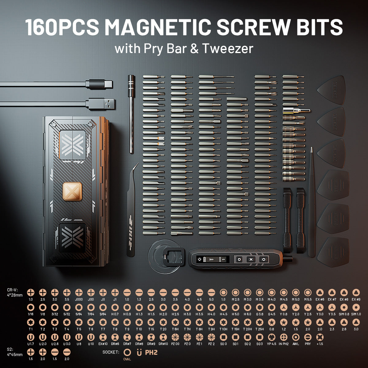 EZARC I.E.S 181 in 1 Electric Screwdriver Set