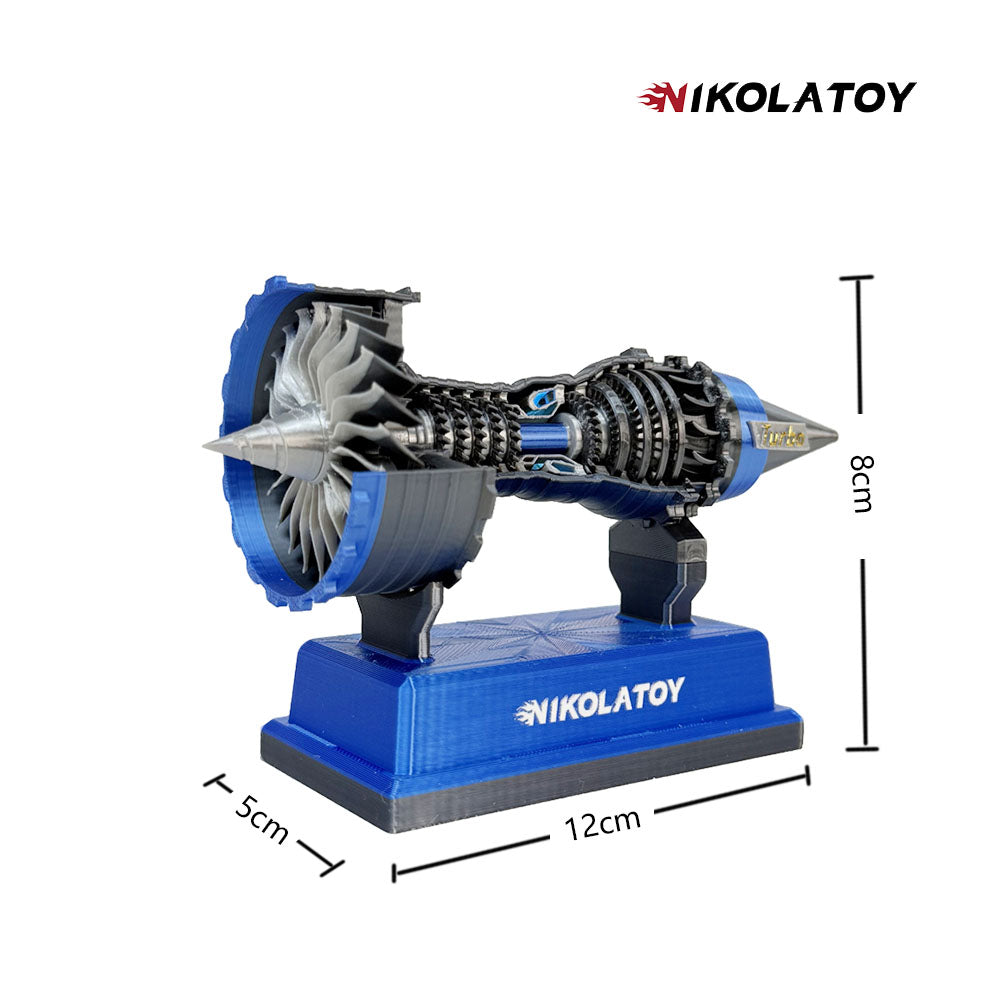 NIKOLATOY® Miniature Trent 900 turbofan engine model(12cm/4.8in)