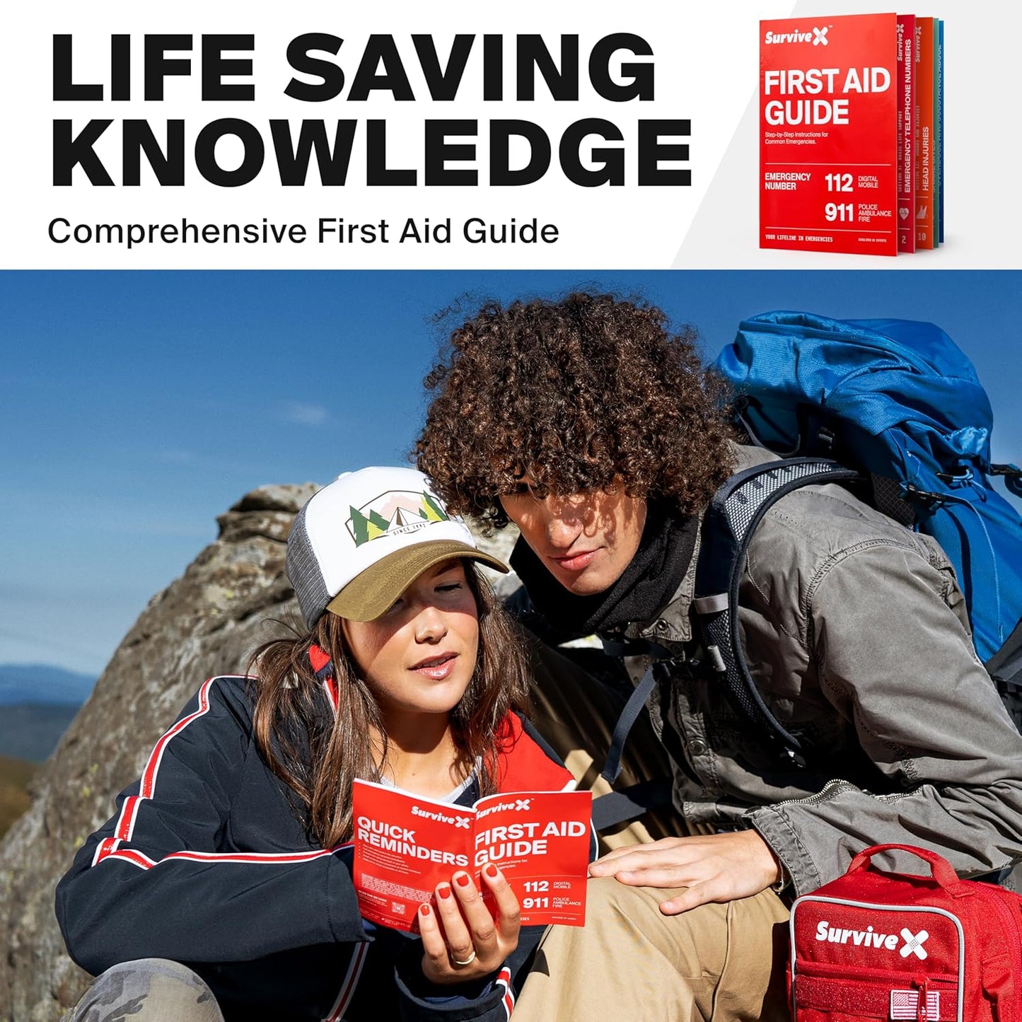 The All-in-One Emergency Kit for Your Car, Home, and Adventures. 300 Pieces incl. ZipStitch® | Your Ultimate Preparedness Solution.
