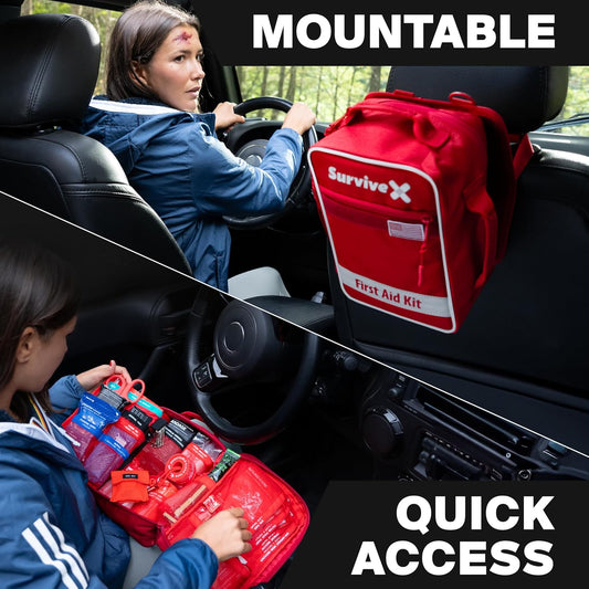 The All-in-One Emergency Kit for Your Car, Home, and Adventures. 300 Pieces incl. ZipStitch® | Your Ultimate Preparedness Solution.