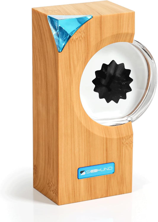 Dancing Ferrofluid with Music Rhythm. Ferrofluid Speaker Music Mate. Symbiote in a Bottle. Ferrofluid Display Lamp. Desktop Decor. Teenager Gifts (Not A Speaker) (Does Not Make Sound)