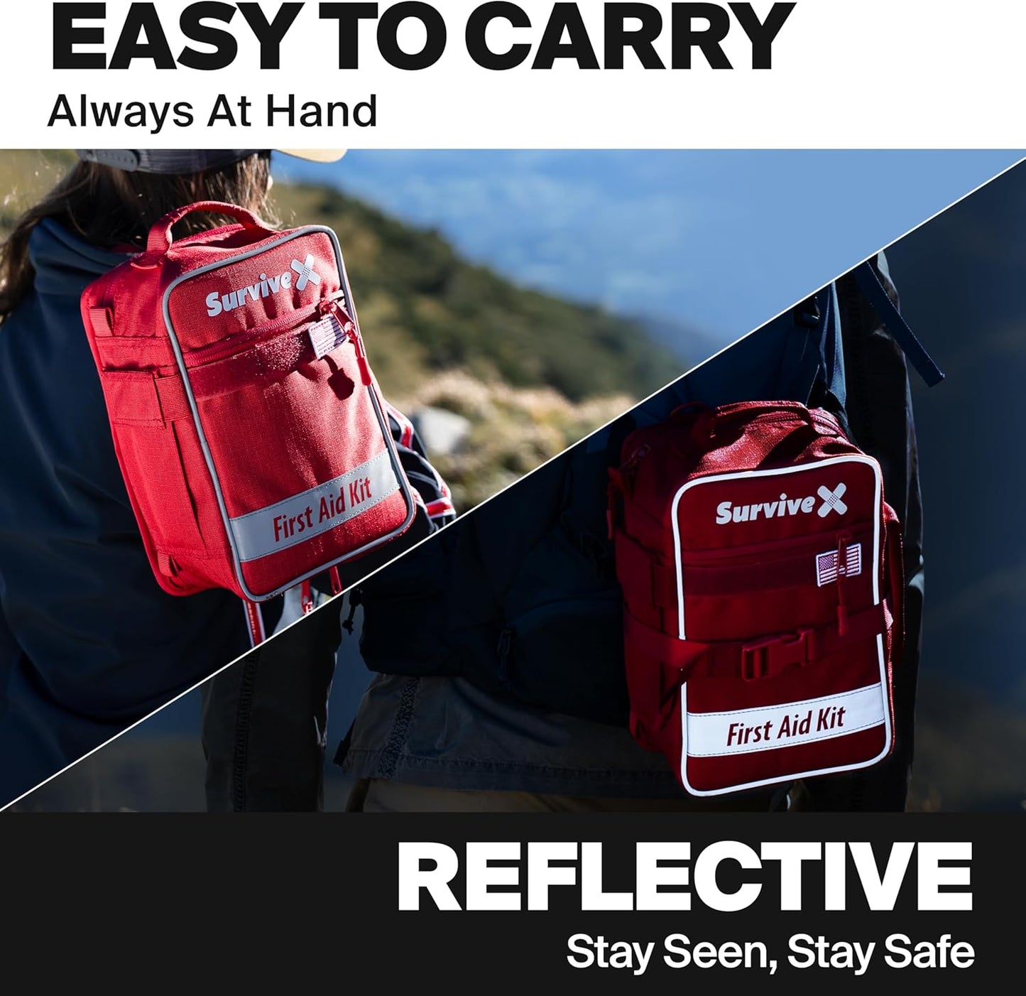 The All-in-One Emergency Kit for Your Car, Home, and Adventures. 300 Pieces incl. ZipStitch® | Your Ultimate Preparedness Solution.